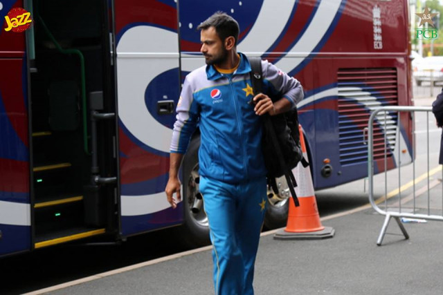hafeez is putting in five hours everyday in rehab photo courtesy pcb hafeez is putting in five hours everyday in rehab photo courtesy pcb