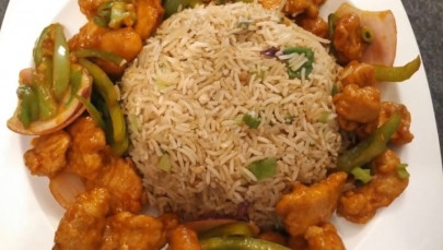 recipe chicken chilli dry with fried rice