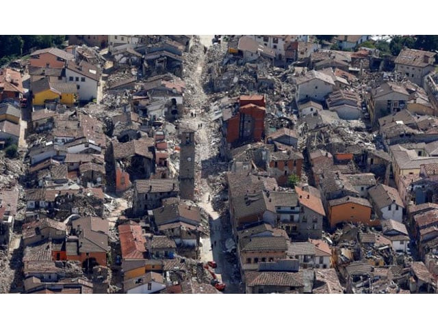 a general view after earthquake that levelled the town in amatrice central italy september 1 2016 photo afp a general view after earthquake that levelled the town in amatrice central italy september 1 2016 photo afp