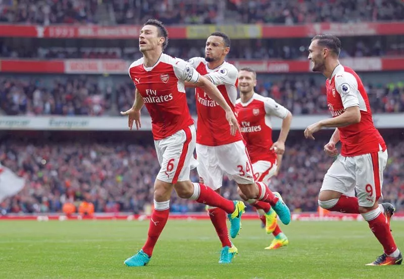 arsenal who have a good record on recent visits to france have recovered from taking a single point from their opening two premier league games winning the next two to climb up to sixth place on the table photo afp arsenal who have a good record on recent visits to france have recovered from taking a single point from their opening two premier league games winning the next two to climb up to sixth place on the table photo afp
