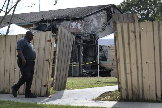 a law enforcement official walks near the scene of a fire at the islamic center of fort pierce which is the mosque that was attended by the pulse nightclub gunman who killed 49 people in orlando on september 12 2016 in fort pierce florida photo afp a law enforcement official walks near the scene of a fire at the islamic center of fort pierce which is the mosque that was attended by the pulse nightclub gunman who killed 49 people in orlando on september 12 2016 in fort pierce florida photo afp