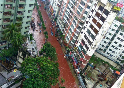 rivers of blood flow in dhaka on eid rivers of blood flow in dhaka on eid