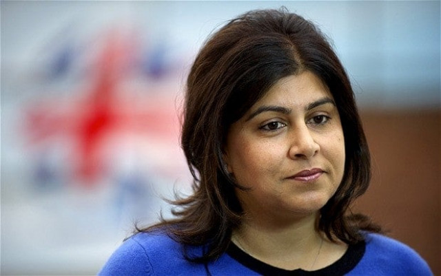 former minister of state for faith and communities and conservative party chairman baroness sayeeda warsi photo afp former minister of state for faith and communities and conservative party chairman baroness sayeeda warsi photo afp