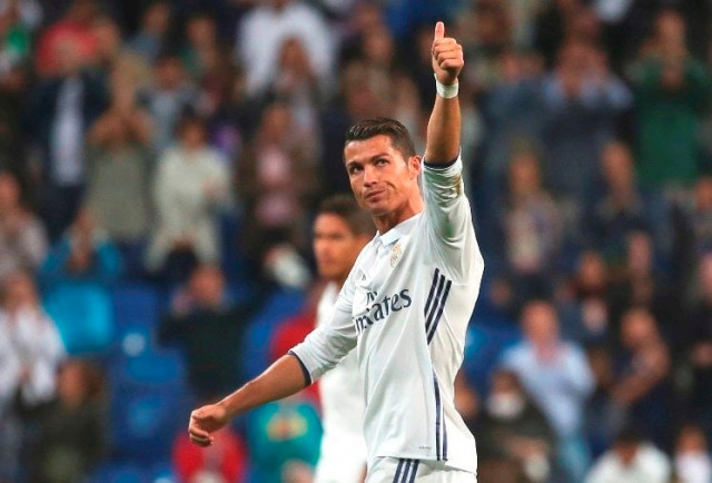 real madrid 039 s cristiano ronaldo reacts at the end of the match on september 14 2016 photo reuters