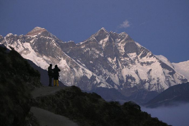 mt everest part of himalayas photo reuters
