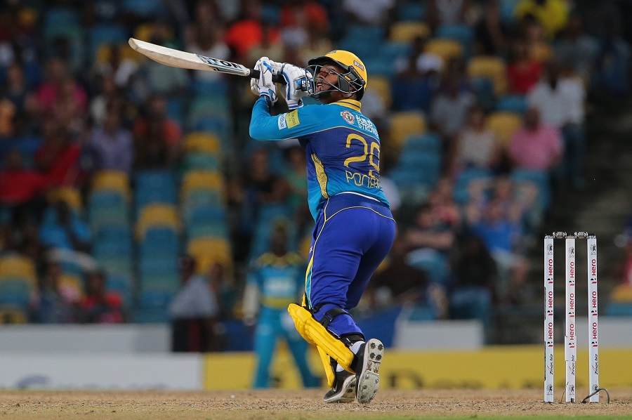 nicholas pooran of the tridents bats during a caribbean premier league match photo courtesy cpl