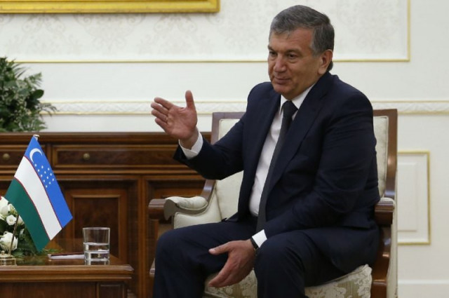 uzbek interim president shavkat mirziyoyev attends a meeting in samarkand on september 3 2016 photo afp uzbek interim president shavkat mirziyoyev attends a meeting in samarkand on september 3 2016 photo afp