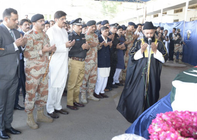 imambargah attack shaheed policeman laid to rest