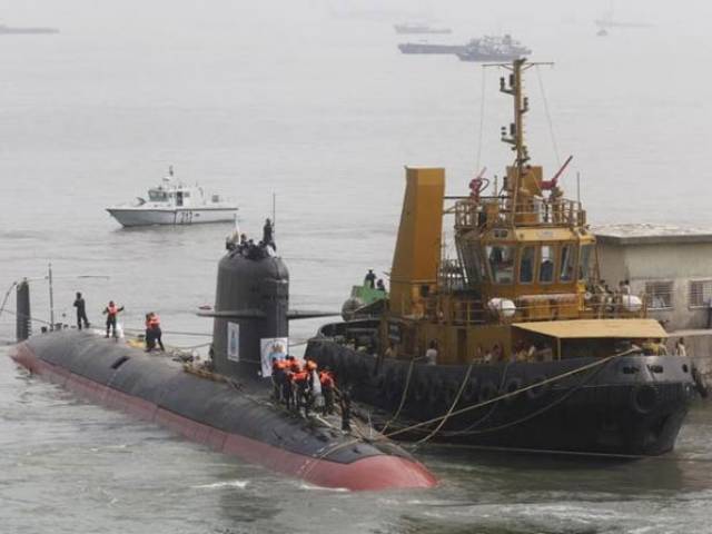 file photo of indian navy 039 s scorpene submarine ins kalvari being escorted by tugboats as it arrives at mazagon docks ltd a naval vessel ship building yard in mumbai india october 29 2015 photo reuters