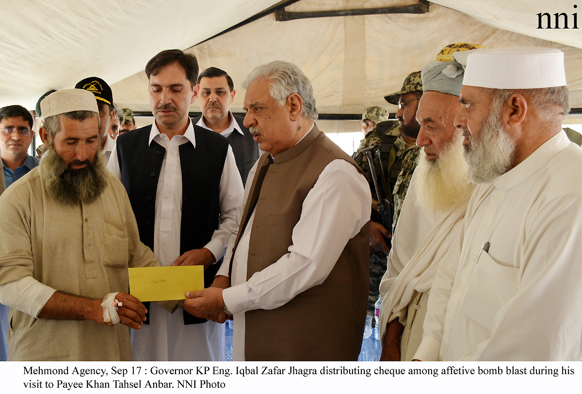 jhagra expressed his determination to eliminate militancy from the region photo nni