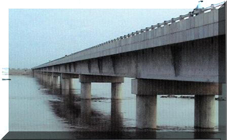 malir river bridge photo file