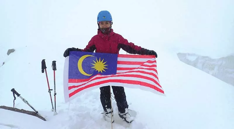 the first malaysian muslim girl has conquered the daunting karakorum range summit photos express the first malaysian muslim girl has conquered the daunting karakorum range summit photos express