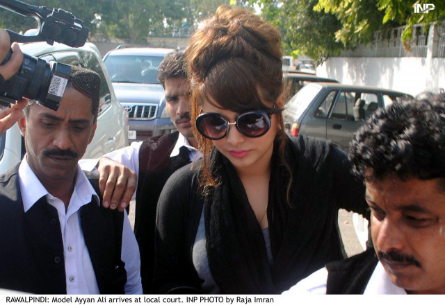 model ayyan ali arrives at local court photo inp model ayyan ali arrives at local court photo inp