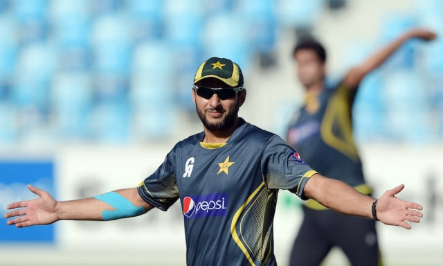 shahid afridi is yet to feature in pakistan t20i team after world t20 debacle earlier this year photo afp shahid afridi is yet to feature in pakistan t20i team after world t20 debacle earlier this year photo afp