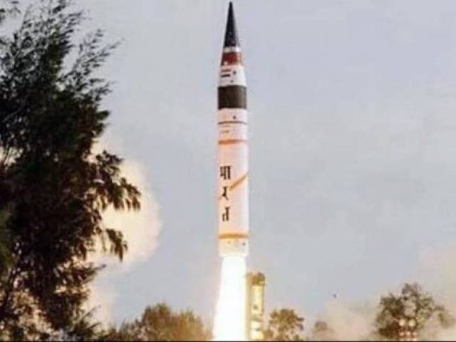 the long range missile is a joint venture of india and israel photo source twitter ddnational