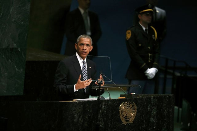 us president barack obama addresses the united nations general assembly in the manhattan borough of new york us september 20 2016 photo reuters us president barack obama addresses the united nations general assembly in the manhattan borough of new york us september 20 2016 photo reuters
