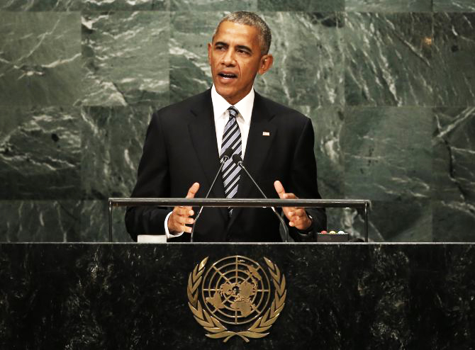 us president barack obama addresses the united nations general assembly in the manhattan borough of new york us september 20 2016 photo reuters