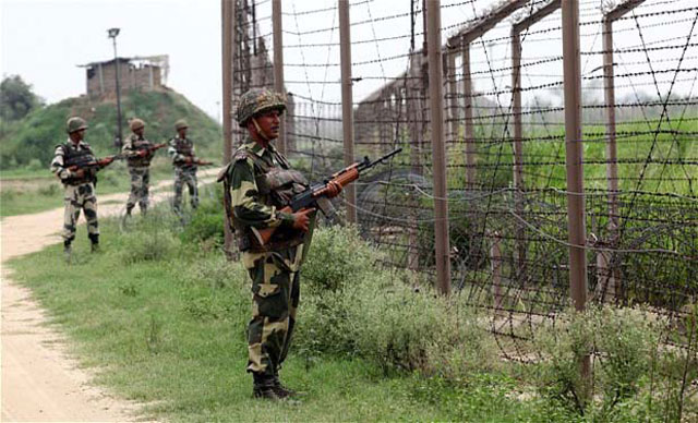 indian army personnel patrolling along the line of control photo afp