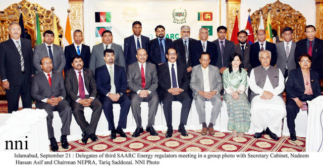 tariq saddozai chairperson of the saarc energy regulators meeting in his speech stressed on the need for cooperation for the development of efficient conventional and renewable energy resources strengthening of related transmission systems and cross border electricity trade for sustainable development of member states photo nni tariq saddozai chairperson of the saarc energy regulators meeting in his speech stressed on the need for cooperation for the development of efficient conventional and renewable energy resources strengthening of related transmission systems and cross border electricity trade for sustainable development of member states photo nni