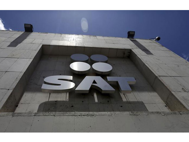 a logo of mexico 039 s tax authority sat is seen on a wall outside the offices in mexico city headquarters mexico august 25 2015 photo reuters