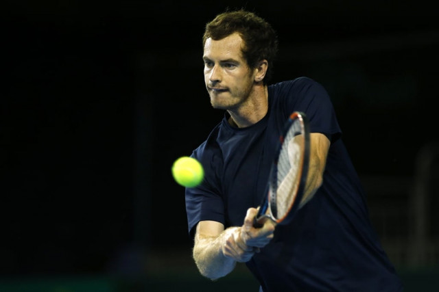 andy murray during practice photo reuters andy murray during practice photo reuters