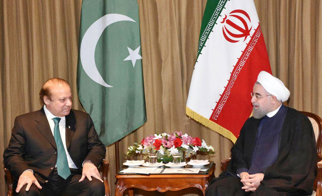 prime minister nawaz sharif in a meeting with iranian president hassan rouhani in new york on september 21 2016 photo pid