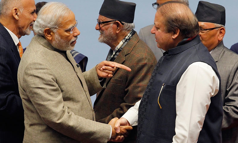 indian prime minister narendra modi and prime minister nawaz sharif photo reuters