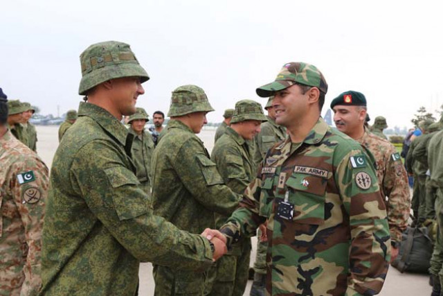 the russian troops will be in the country for two weeks from sep 24 to october 10 photo ispr the russian troops will be in the country for two weeks from sep 24 to october 10 photo ispr