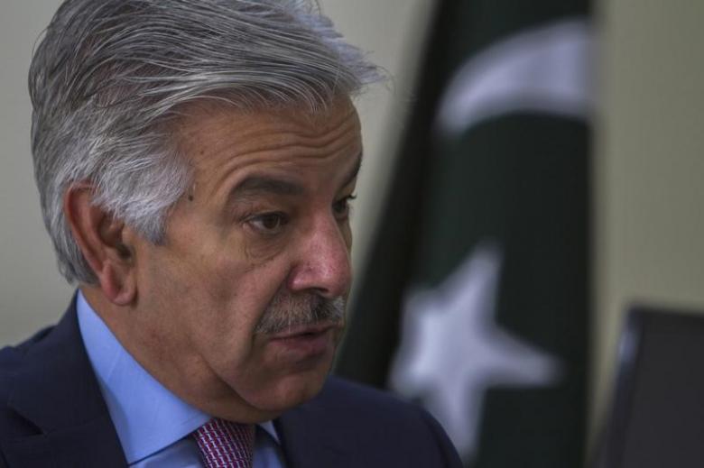 defence minister khawaja asif speaks during an interview with reuters at his office in islamabad march 6 2014 photo reuters