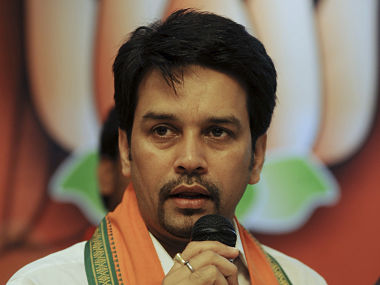 bcci chief and bjp mp anurag thakur photo afp