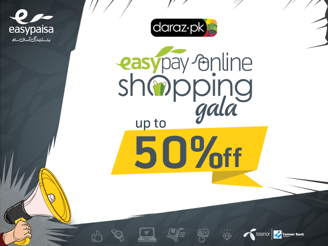 Easypay and Daraz.pk bring the Easypay Online Shopping Gala