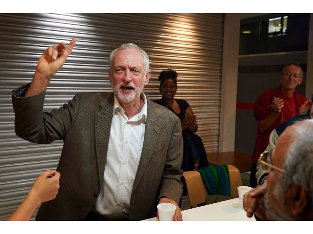 leader of the uk opposition labour party jeremy corbyn speaks to supporters during a campaign rally at the unite headquarters in london on september 20 2016 photo afp