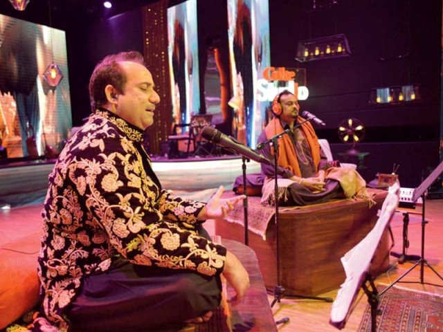 amjad sabri and rahat fateh ali khan recreated a sabri brothers and nusrat fateh ali khan collaboration from over 40 years ago photo publicity amjad sabri and rahat fateh ali khan recreated a sabri brothers and nusrat fateh ali khan collaboration from over 40 years ago photo publicity