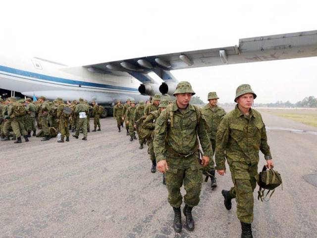 a contingent of russian forces arrive in pakistan for joint military exercises photo inp