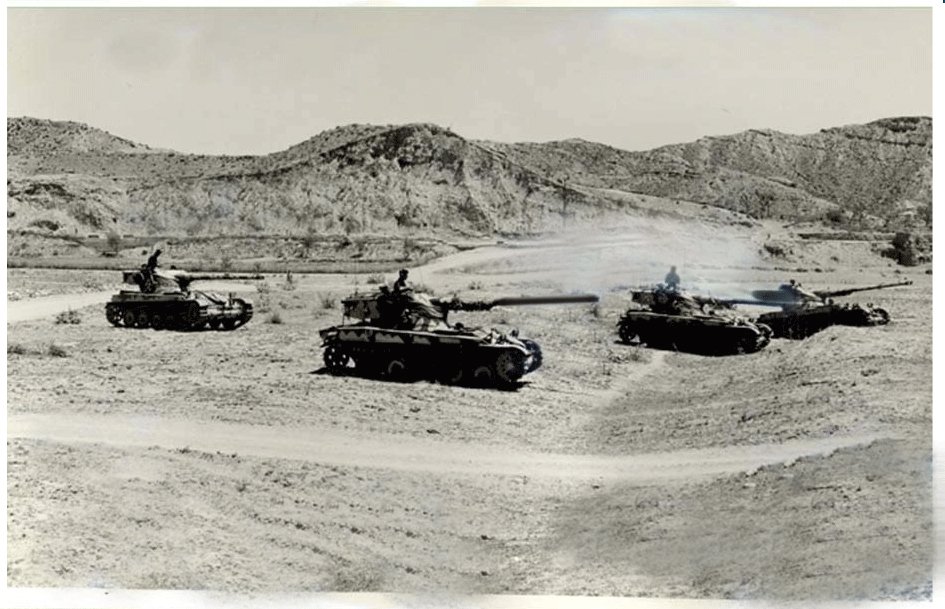 an operational squadron of pakistani tanks on the move photo inter services public relations