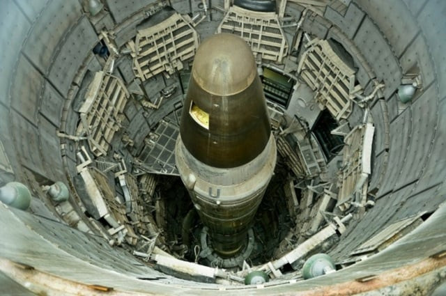 a deactivated titan ii nuclear icmb in a silo at the titan missile museum in green valley arizona photo afp a deactivated titan ii nuclear icmb in a silo at the titan missile museum in green valley arizona photo afp
