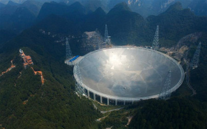 world s largest radio telescope starts operating in china world s largest radio telescope starts operating in china