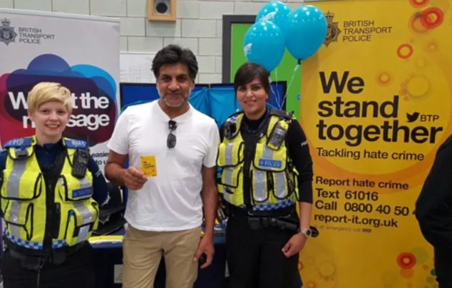 just two months ago he was pictured with police endorsing their campaign against hate crime photo daily mail just two months ago he was pictured with police endorsing their campaign against hate crime photo daily mail