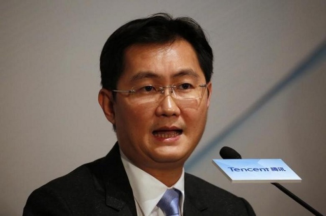 tencent chairman and chief executive officer pony ma huateng speaks during a news conference announcing the company 039 s results in hong kong china photo reuters