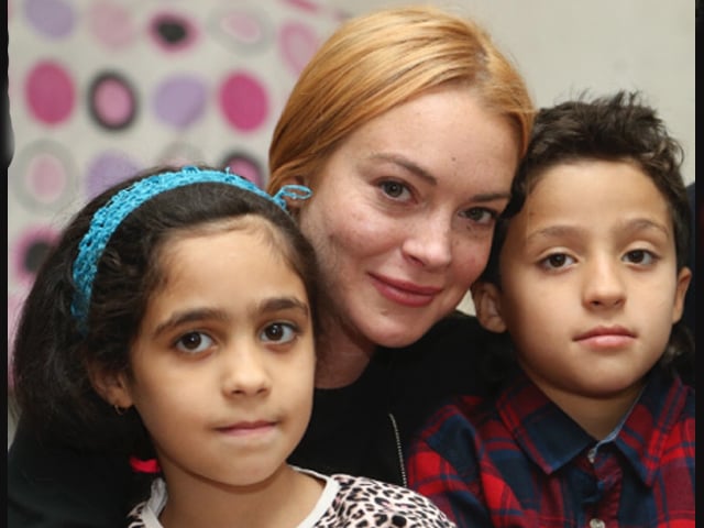 lindsay also visited a health clinic for syrian refugees in istanbul photo dailysabah