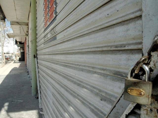 one of the affected shop owners said that tehsil municipal administration havelian was responsible for the losses photo ppi