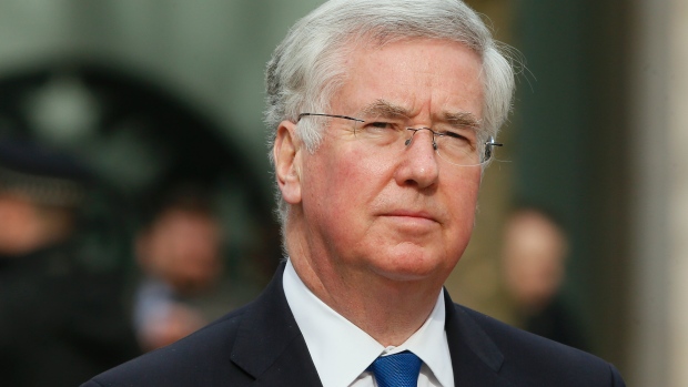 british defence minister michael fallon photo afp