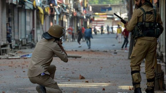 about 8 000 kashmiris have been blinded by pellet guns and phosphorus shells used on protesters which burn the flesh in seconds photo reuters file about 8 000 kashmiris have been blinded by pellet guns and phosphorus shells used on protesters which burn the flesh in seconds photo reuters file