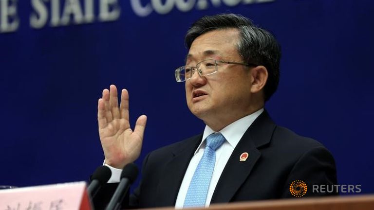 china 039 s vice foreign minister liu zhenmin speaks during a news conference in beijing july 13 2016 photo reuters