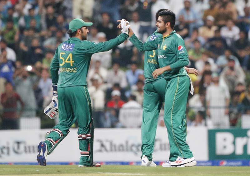 after resounding wins in the first two t20is in dubai last weekend pakistan completed the series whitewash with another convincing victory at abu dhabi s zayed stadium tuesday night photo afp