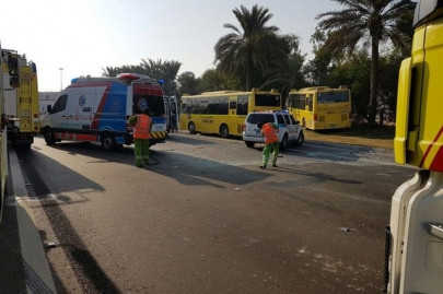 47 children hurt in abu dhabi school bus accident 47 children hurt in abu dhabi school bus accident
