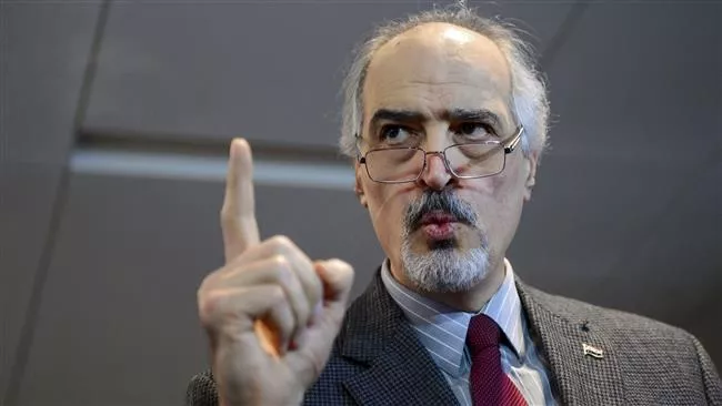 syria 039 s un ambassador bashar ja 039 afari photo afp syria 039 s un ambassador bashar ja 039 afari photo afp