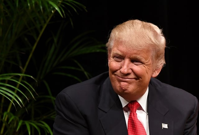 us republican presidential nominee donald trump speaks during a town hall meeting at the miami dade college photo afp