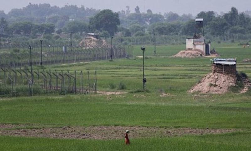 the fenced border between indian and pakistan photo reuters file