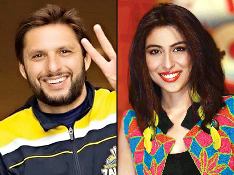 celebrities such as meesha shafi and shahid afridi shared tweets about how war is not the way out photo file